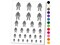 Mobile Mecha Battle Robot Armor Suit Temporary Tattoo Water Resistant Fake Body Art Set Collection